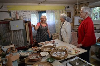 Návšteva v dielni keramikárky Danky Bakšovej