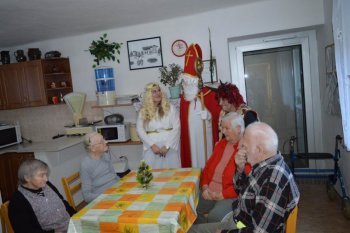 Mikuláš na prevádzke v Hrnčiarskych Zalužanoch