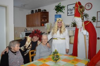 Mikuláš na prevádzke v Hrnčiarskych Zalužanoch