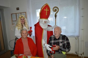 Mikuláš na prevádzke v Hrnčiarskych Zalužanoch