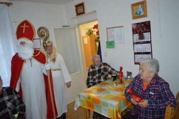 Mikuláš na prevádzke v Hrnčiarskych Zalužanoch