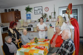 Mikuláš na prevádzke v Hrnčiarskych Zalužanoch