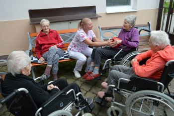 Na dvorčeku sme sa vyvetrali