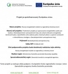 Rozvoj energetických služieb na regionálnej miestnej úrovni