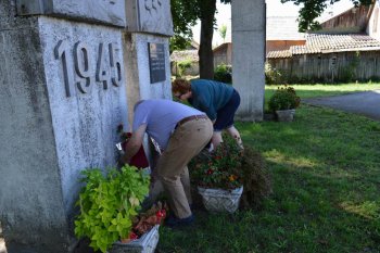 Pietna spomienka pri pamätníku padlým