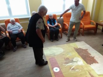 Interaktívne hry na podlahe