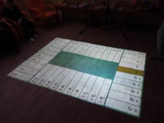 Interaktívne hry na podlahe