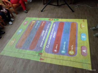 Interaktívne hry na podlahe