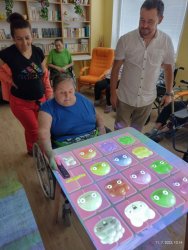 Interaktívne hry na podlahe