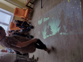 Interaktívne hry na podlahe