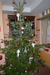 Zdobenie vianočného stromčeka