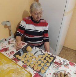 Vianočné pečenie v domčeku