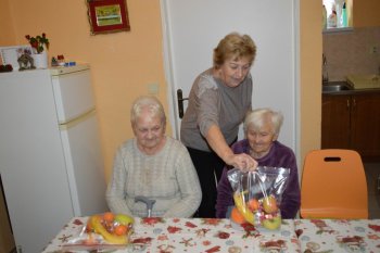 Návšteva členiek Jednoty dôchodcov v našom domčeku