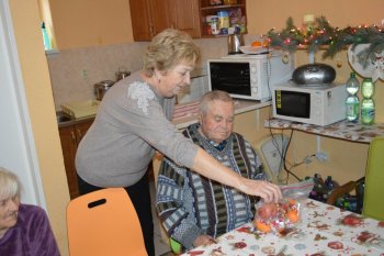 Návšteva členiek Jednoty dôchodcov v našom domčeku