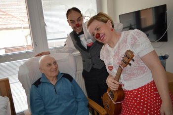 Červené nosy na Valentína