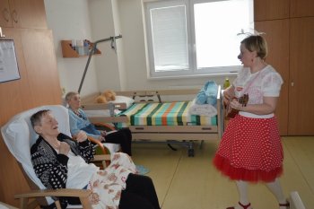 Červené nosy na Valentína