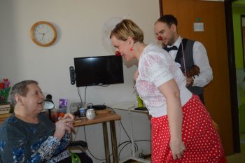 Červené nosy na Valentína