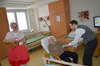 Červené nosy na Valentína