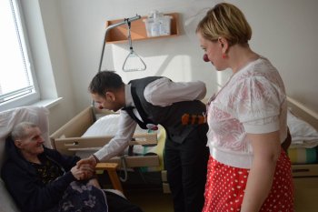 Červené nosy na Valentína