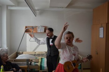 Červené nosy na Valentína