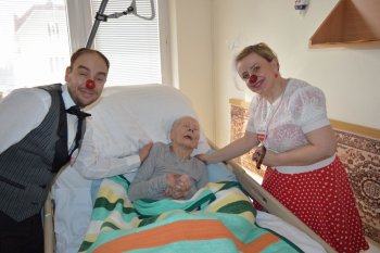 Červené nosy na Valentína