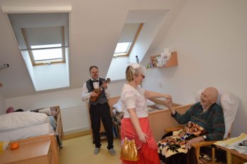 Červené nosy na Valentína