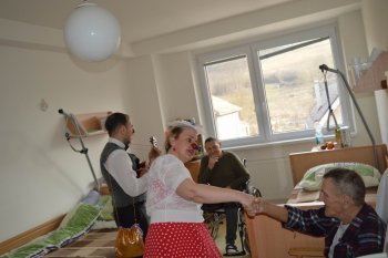 Červené nosy na Valentína