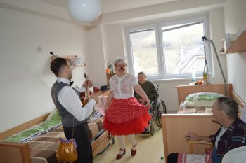 Červené nosy na Valentína