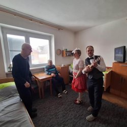 Červené nosy na Valentína