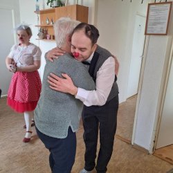 Červené nosy na Valentína