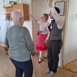 Červené nosy na Valentína