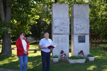 Pietna spomienka pri pamätníku padlým